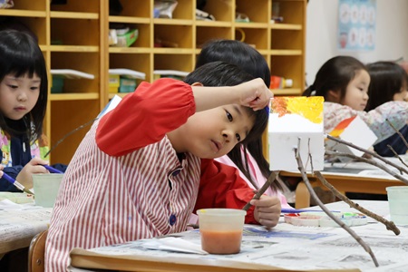 色を塗るとまた表情が変わる作品たち