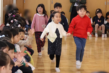 年長組は余裕の表情で楽しんでいました